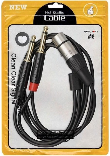 LD369A Canon Erkek - 6.3 Mono Erkek 1.5 Metre Kablo fiyatları