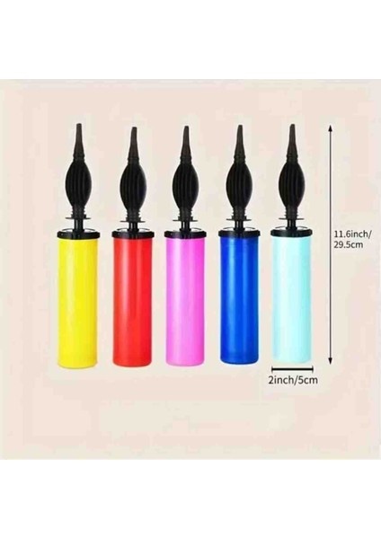 Balon Şişirme Pompası Manuel Folyo ve Normal Balon Uyumlu modelleri