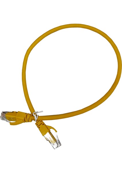 AC-602-005 50CM Utp Cat6 Patch Kablo Sarı Cu, Lszh Awg 26/7 fiyatları