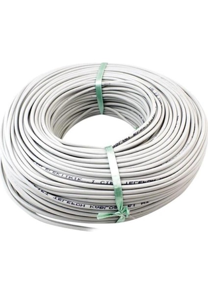 3 Telli 1 Hat 1 Çift 100 Metre Telefon Hat Kablosu (1*2+1*0.50)