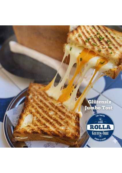 Glutensiz Jumbo Tost Ekmeği ( Laktozsuz Vegan ) (8X60GR) Rolla Gluten Free modelleri
