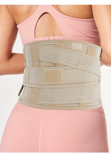 Çelik Balenli Lumbosakral Korse 32 Cm – Ayarlanabilir | Bel ve Karın Desteği, Duruş Bozukluğu Desteği, Bel Rahatlığı