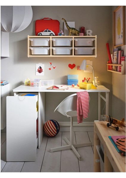 Larande Çocuk Çalışma Masası Beyaz 120 x 58 cm indirimleri