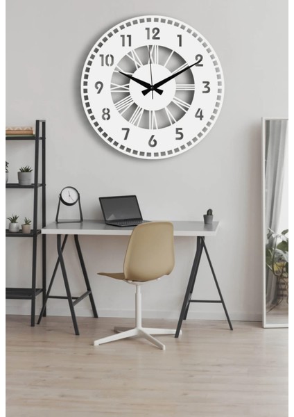 Modern Ahşap Duvar Saati Sağlam **çok Şık** ve Birarada..no:63 fiyatları