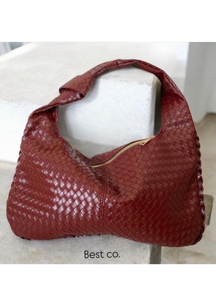 Bordo Baget Çanta