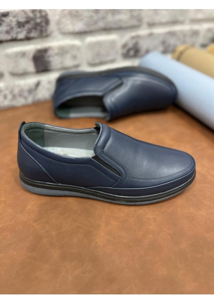 Hakiki Deri Ortopedik Rahat Hafif Yumuşak Erkek Ayakkabı