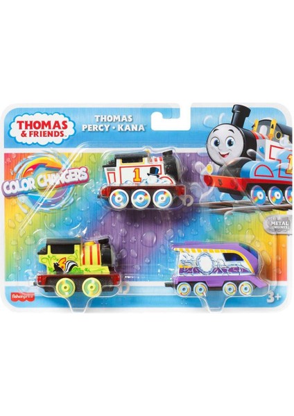 HNP82 Thomas ve Arkadaşları Renk Değiştiren Küçük Trenler 3lü Paket