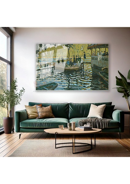 Cam Yatay Duvar Tablosu Cam Gol Manzarasi Ev Ofis Salon Modern Duvar Tablosu modelleri