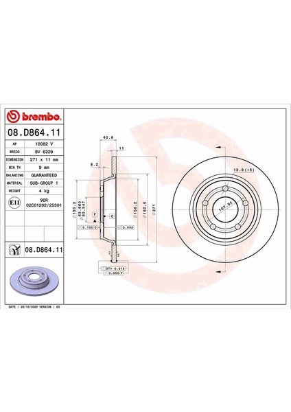 Arka Fren Diski Focus Iv 17