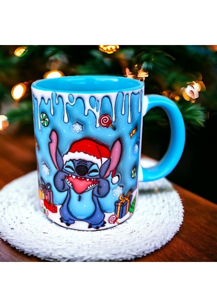 Stitch Kupa – Premium Porselen Hediyelik Stitch Kupa Bardak