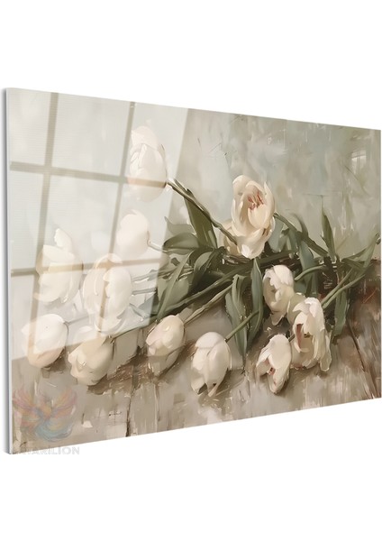 Cam Yatay Duvar Tablosu Cam Soyut Cicek Sanati4 Ev Ofis Salon Modern Duvar Tablosu fiyatları