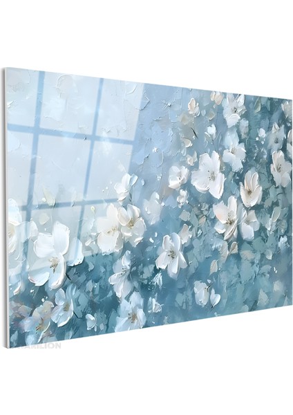 Cam Yatay Duvar Tablosu Cam Soyut Cicek Sanati Ev Ofis Salon Modern Duvar Tablosu fiyatları