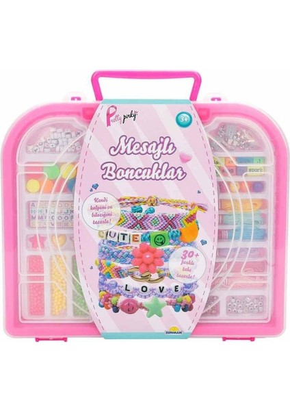 3319 Mesajlı Boncuklar Takı Tasarım Seti Sunman