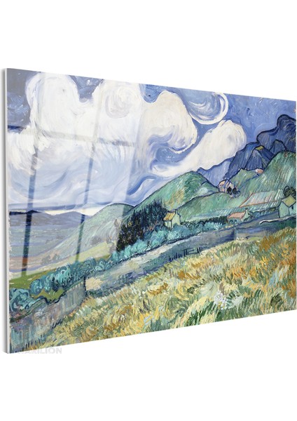 Cam Yatay Duvar Tablosu Cam Soyut Manzara1 Ev Ofis Salon Modern Duvar Tablosu fiyatları