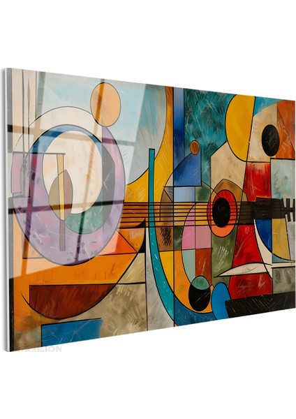 Cam Yatay Duvar Tablosu Cam Soyut Geometrik Sanat Ev Ofis Salon Modern Duvar Tablosu fiyatları