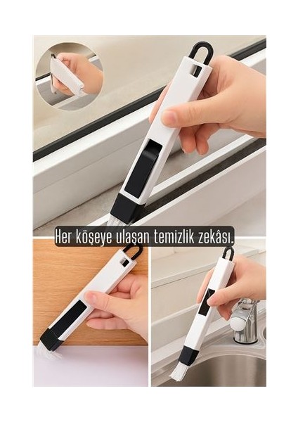 Pencere Boşluğu Pervaz Temizleyici Klavye Temizleyici Detay Fırçası