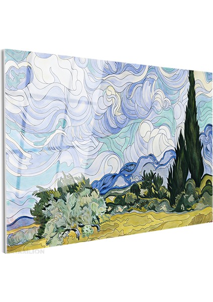 Cam Yatay Duvar Tablosu Cam Soyut Doga Manzarasi Ev Ofis Salon Modern Duvar Tablosu fiyatları