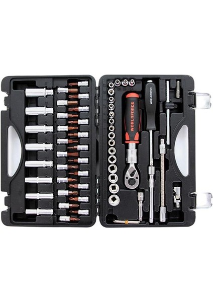 Lokma Takımı 60 Parça S-Ultra 1/4 Uzatmalı Cırcır Garaj Ekipmanları Hırdavat