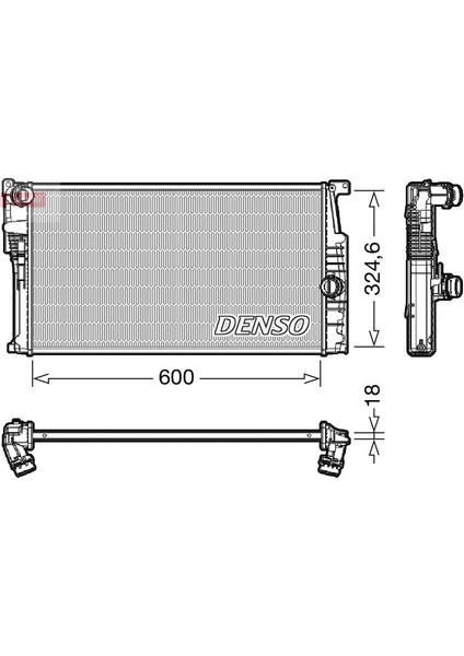 Motor Su Radyatoru Bmw N13 N47 N B37 B47 F20 F30 F32 F34 I3