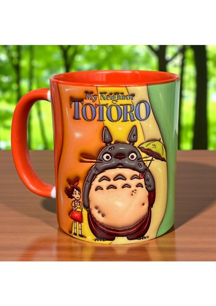 Totoro Tasarım Hediyelik Premium Porselen Çay-Kahve Kupası