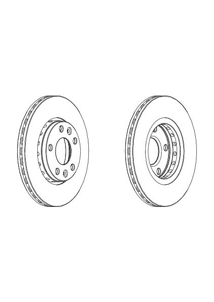 Ön Fren Diski Megane Iıı 09 Fluence 09 Duster 10 Express 21 Juke F16 19 1.5 Dci 280X24X5DL 1.0tce 1.6-2.0-1.5 Dci