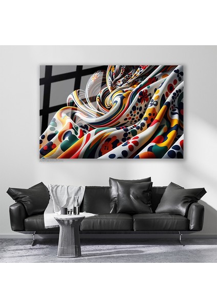 Cam Yatay Duvar Tablosu Cam Renk Soleni3 Ev Ofis Salon Modern Duvar Tablosu