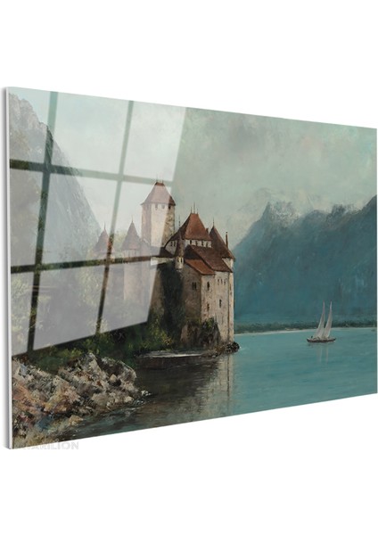 Cam Yatay Duvar Tablosu Cam Doga MANZARASI11 Ev Ofis Salon Modern Duvar Tablosu fiyatları