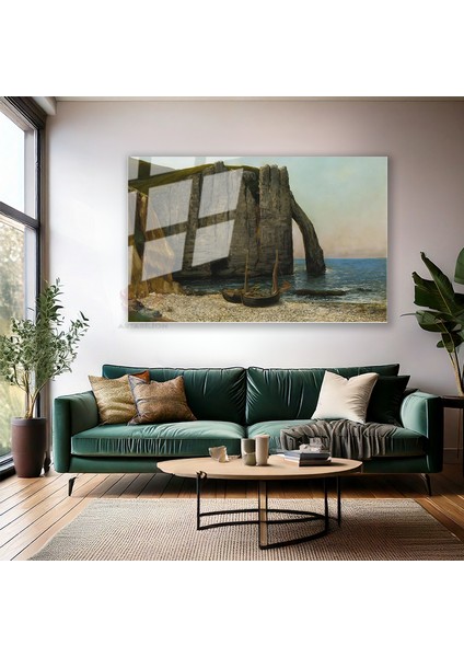 Cam Yatay Duvar Tablosu Cam Doga MANZARASI12 Ev Ofis Salon Modern Duvar Tablosu modelleri