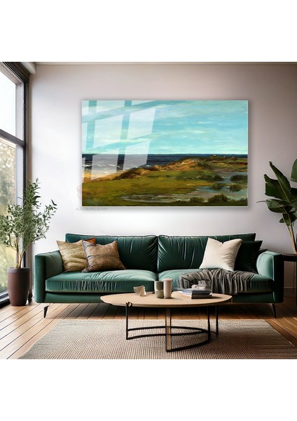 Cam Yatay Duvar Tablosu Cam Doga Manzarasi6 Ev Ofis Salon Modern Duvar Tablosu modelleri