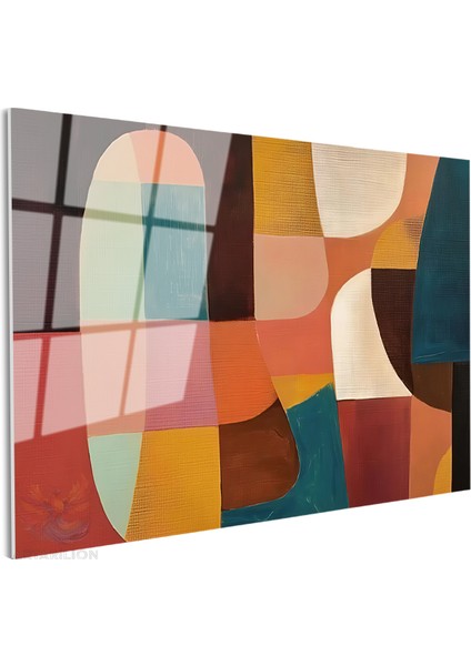 Cam Yatay Duvar Tablosu Cam Soyut Geometrik Sanat4 Ev Ofis Salon Modern Duvar Tablosu fiyatları