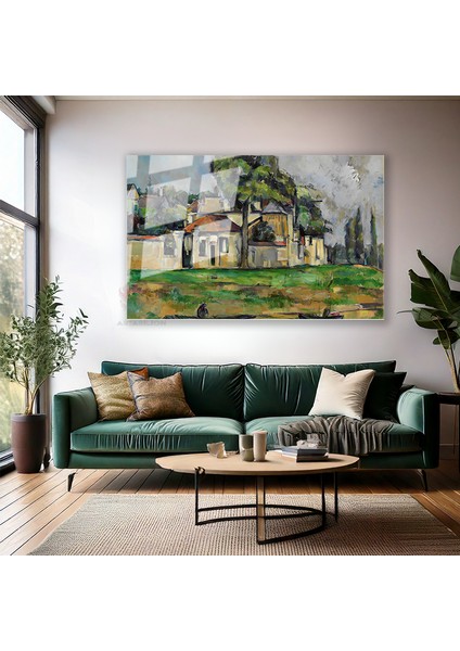 Cam Yatay Duvar Tablosu Cam Vintage Manzara5 Ev Ofis Salon Modern Duvar Tablosu modelleri