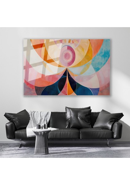 Cam Yatay Duvar Tablosu Cam Soyut Geometrik Sanat3 Ev Ofis Salon Modern Duvar Tablosu
