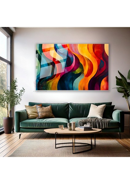 Cam Yatay Duvar Tablosu Cam Soyut Geometrik Sanat9 Ev Ofis Salon Modern Duvar Tablosu modelleri