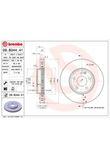 Fren Dıskı On Mercedes W176 W246 C117 X117 X156