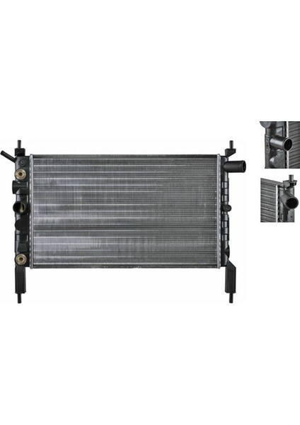 Radyatör Brazing Astra F 93-98 1.4ı-1.6ı-2.0ı Klimasız Mek Otom 538X368X26