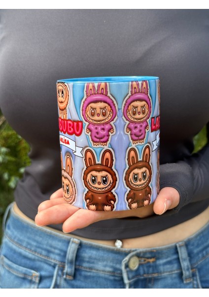 Labubu Kaliteli Porselen Isim Yazılabilir Premium Hediyelik Baskılı Kupa Bardak fiyatları
