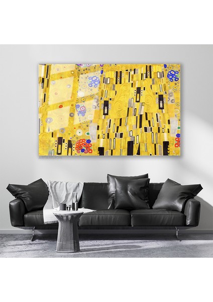 Cam Yatay Duvar Tablosu Cam Soyut Geometrik Sanat8 Ev Ofis Salon Modern Duvar Tablosu