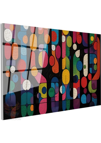 Cam Yatay Duvar Tablosu Cam Soyut Geometrik S Anat5 Ev Ofis Salon Modern Duvar Tablosu fiyatları