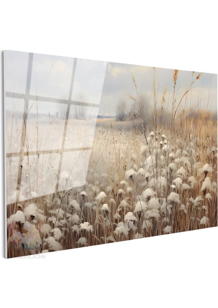 Cam Yatay Duvar Tablosu Cam Vintage Kir Manzarasi Ev Ofis Salon Modern Duvar Tablosu fiyatları