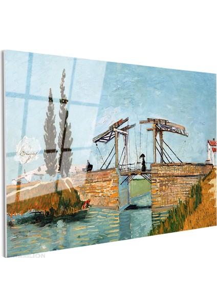 Cam Yatay Duvar Tablosu Cam Kopru Manzarasi Ev Ofis Salon Modern Duvar Tablosu fiyatları