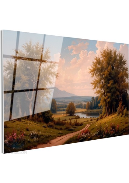 Cam Yatay Duvar Tablosu Cam Doga MANZARASI10 Ev Ofis Salon Modern Duvar Tablosu fiyatları