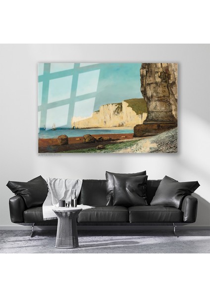 Cam Yatay Duvar Tablosu Cam Doga MANZARASI13 Ev Ofis Salon Modern Duvar Tablosu