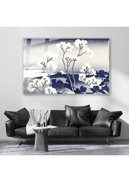 Cam Yatay Duvar Tablosu Cam Soyut Doga Manzarasi3 Ev Ofis Salon Modern Duvar Tablosu