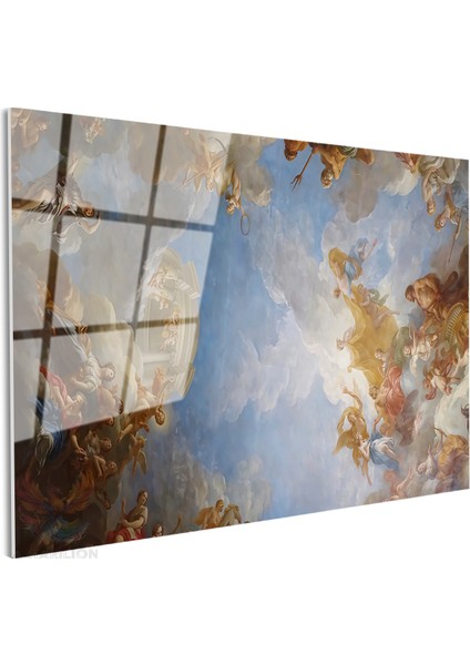 Cam Yatay Duvar Tablosu Cam Barok Sanat Eseri Ev Ofis Salon Modern Duvar Tablosu fiyatları