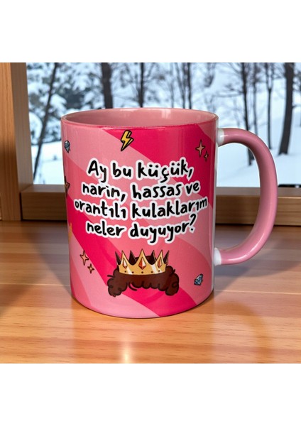 Prens – Ay Bu Küçük Narin ve Hassas Kulaklarım Neler Duyuyor Kaliteli Porselen Kupa Bardak fiyatları