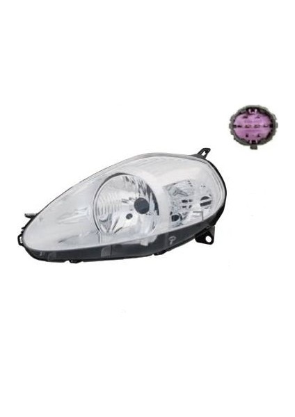 20-A850-B5-2B F.grande Punto Ön Far El.mot.krom Mor Soket Uyumlu Lh.08-09