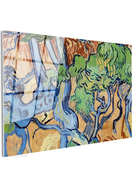 Cam Yatay Duvar Tablosu Cam Soyut Sanat Ev Ofis Salon Modern Duvar Tablosu fiyatları