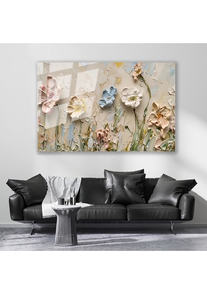 Cam Yatay Duvar Tablosu Cam Soyut Sanat7 Ev Ofis Salon Modern Duvar Tablosu