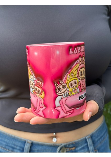 Labubu Kaliteli Porselen Isim Yazılabilir Premium Hediyelik Baskılı Kupa Bardak Doğum Günü Hediyesi fırsatları