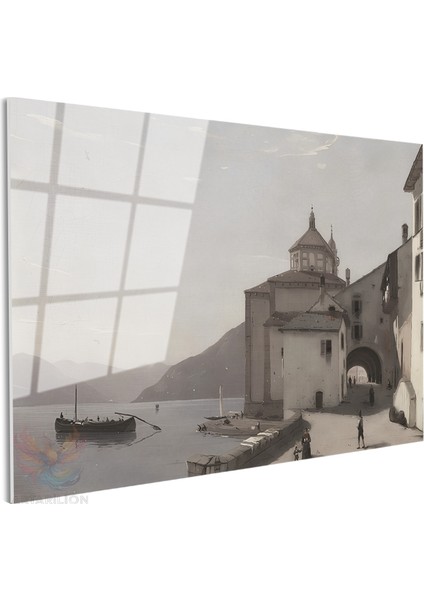 Cam Yatay Duvar Tablosu Cam Vintage Sehir Manzarasi Ev Ofis Salon Modern Duvar Tablosu fiyatları